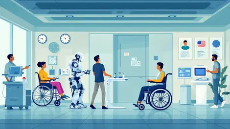 Collaborative robots humans healthcare mobility wheelchairs diagnostic tech india us