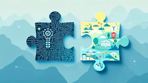 Technology education energy museums jigsaw puzzle new zealand landscape