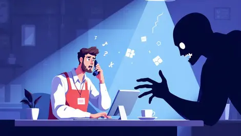 Worried uk shopkeeper answers suspicious call ai driven scam hand