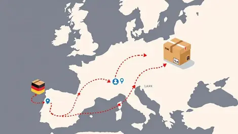 Uk online retail package journey europe returns customs tariffs
