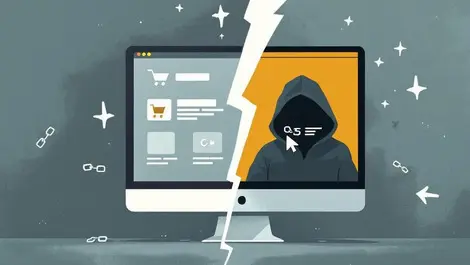 Online shopping split legit vs scam broken partnership chains