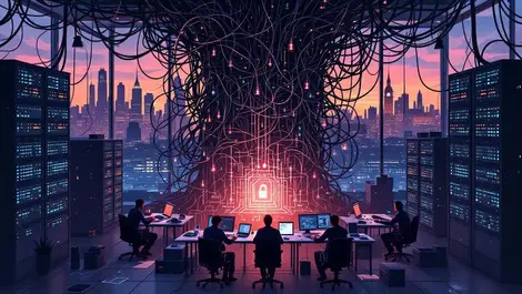 Moody uk office it team chaotic cables servers ai security core